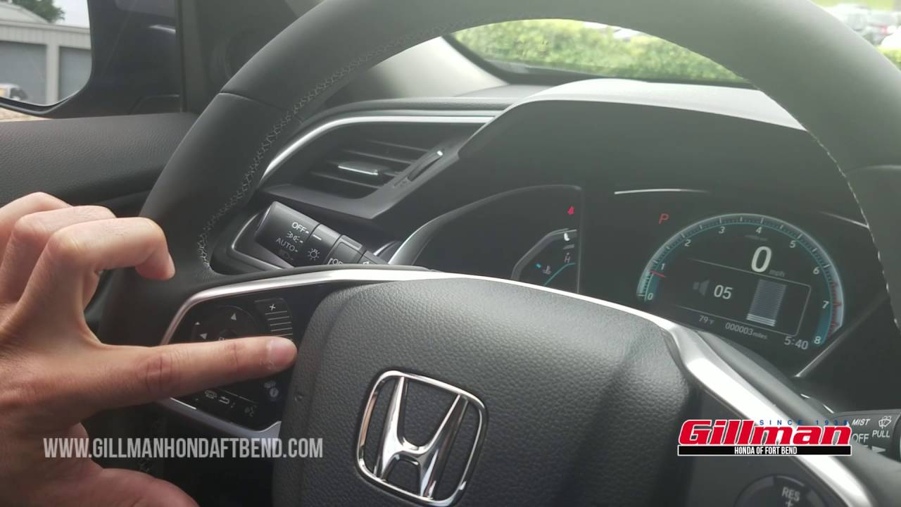 2016 Honda Civic | Ajustes de Radio/Audio