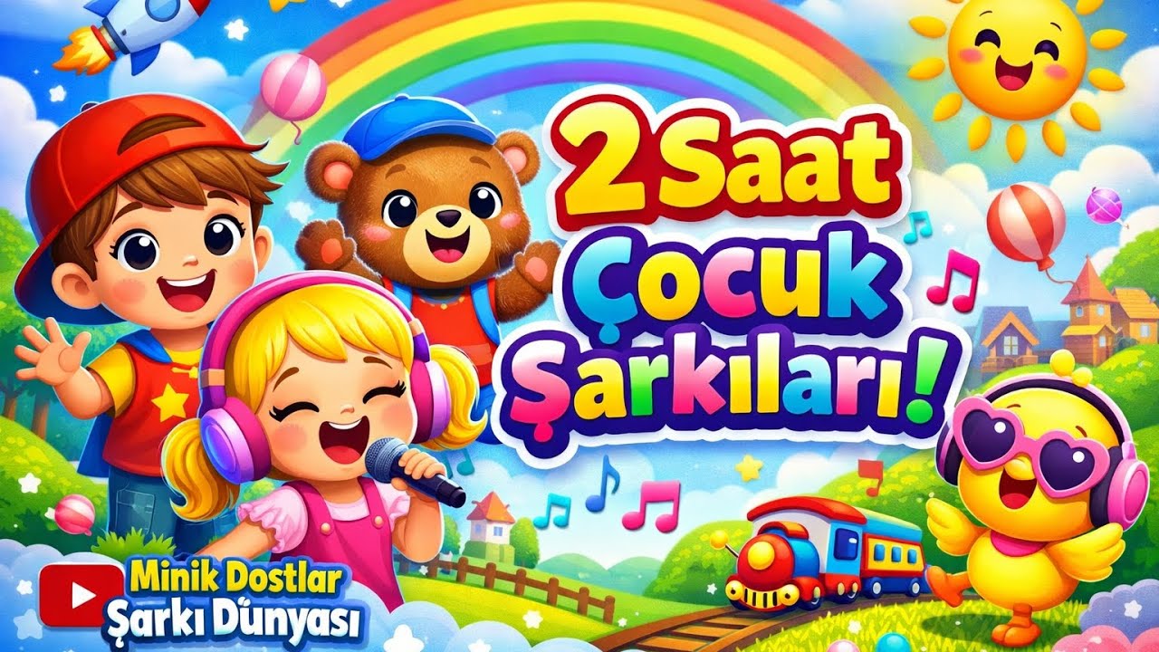 2 Saat Kesintisiz Çocuk Şarkıları 🎵 | Eğlenceli Kolaj