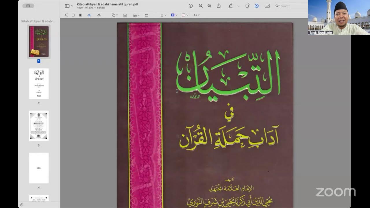 TADARUS RAMADHAN - Mulia dengan Al-Quran bersama Ustadz Talqis Nurdianto, Lc., MA., Ph.D