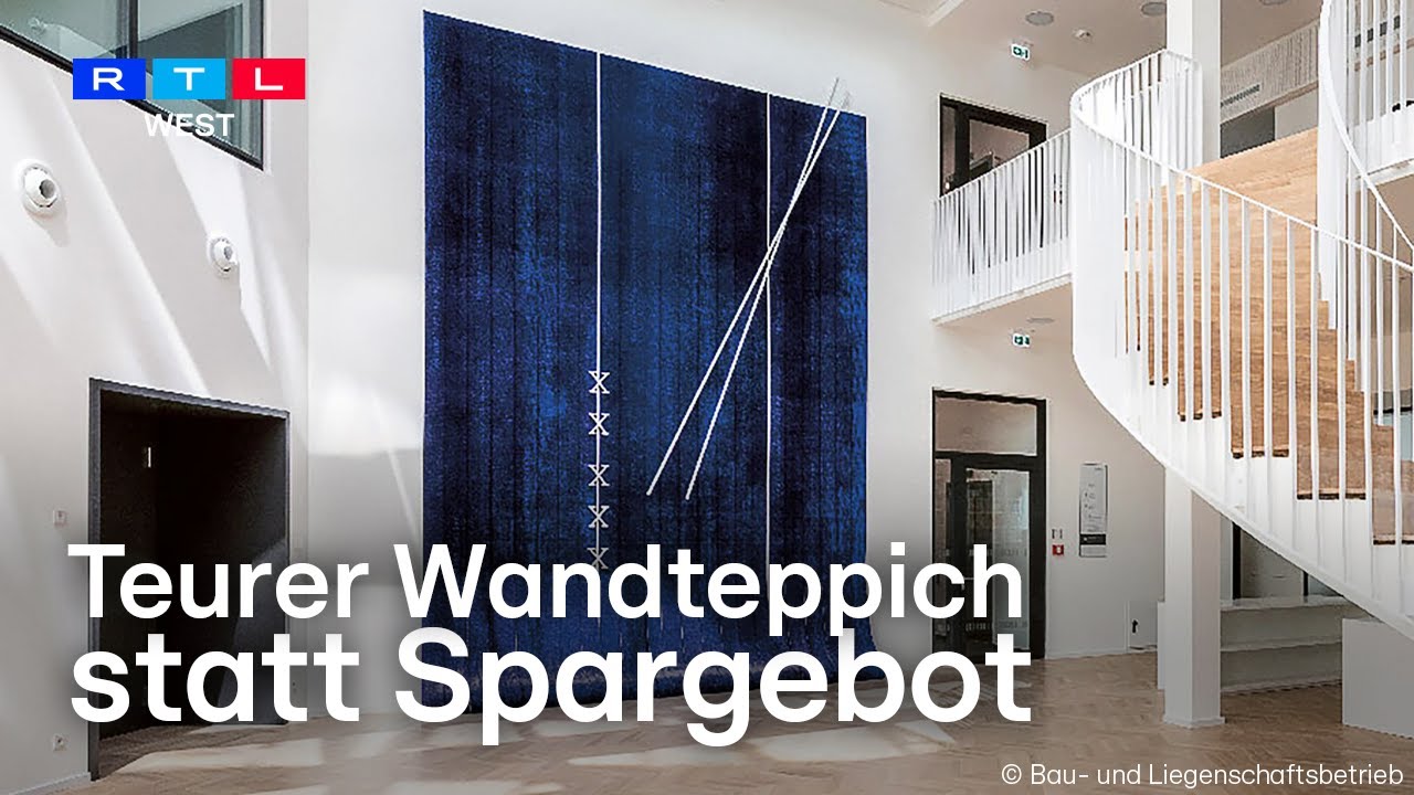 Wandteppich für 135.000 Euro – bei der Behörde, die eigentlich aufs Geld achten soll | RTL WEST