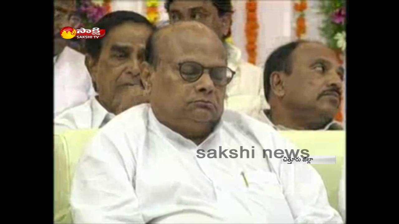 TDP Leaders Sleeping at Mahanadu meeting