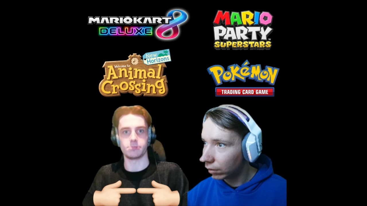 ⭐ Mario Kart/Mario Party mit @Sajutoo und Animal Crossing/Pokemon TCG Solo ⭐