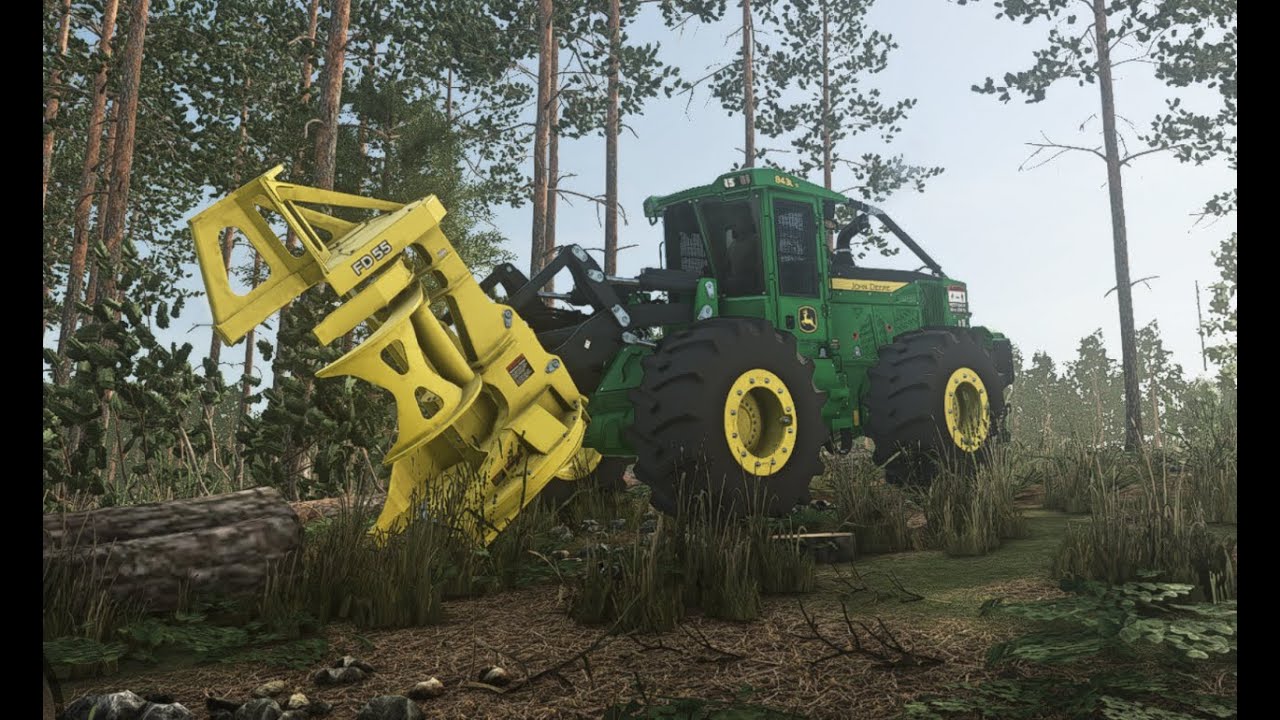 fs25 cutting with my loader and loading a truck