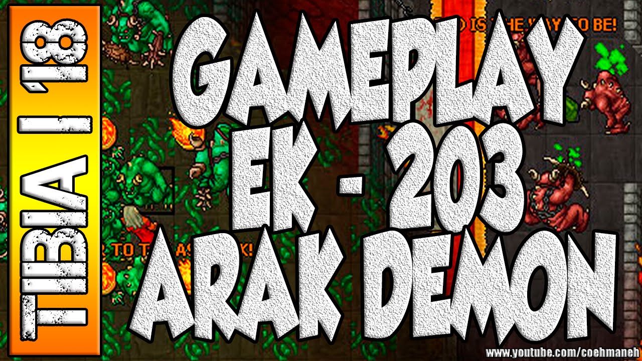[Tibia #18] EK 203 CA&Ccedil;ANDO SHABURAK E ASKARAK DEMON