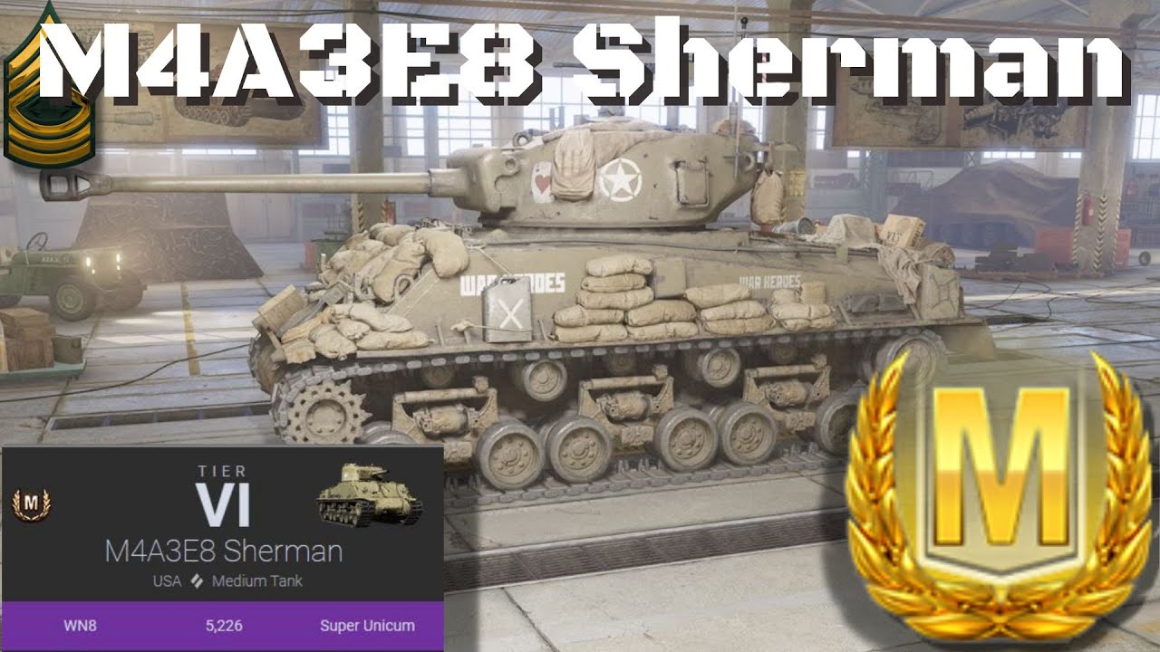 M4A3E8 Sherman Ace Tanker Battle, World of Tanks Console.