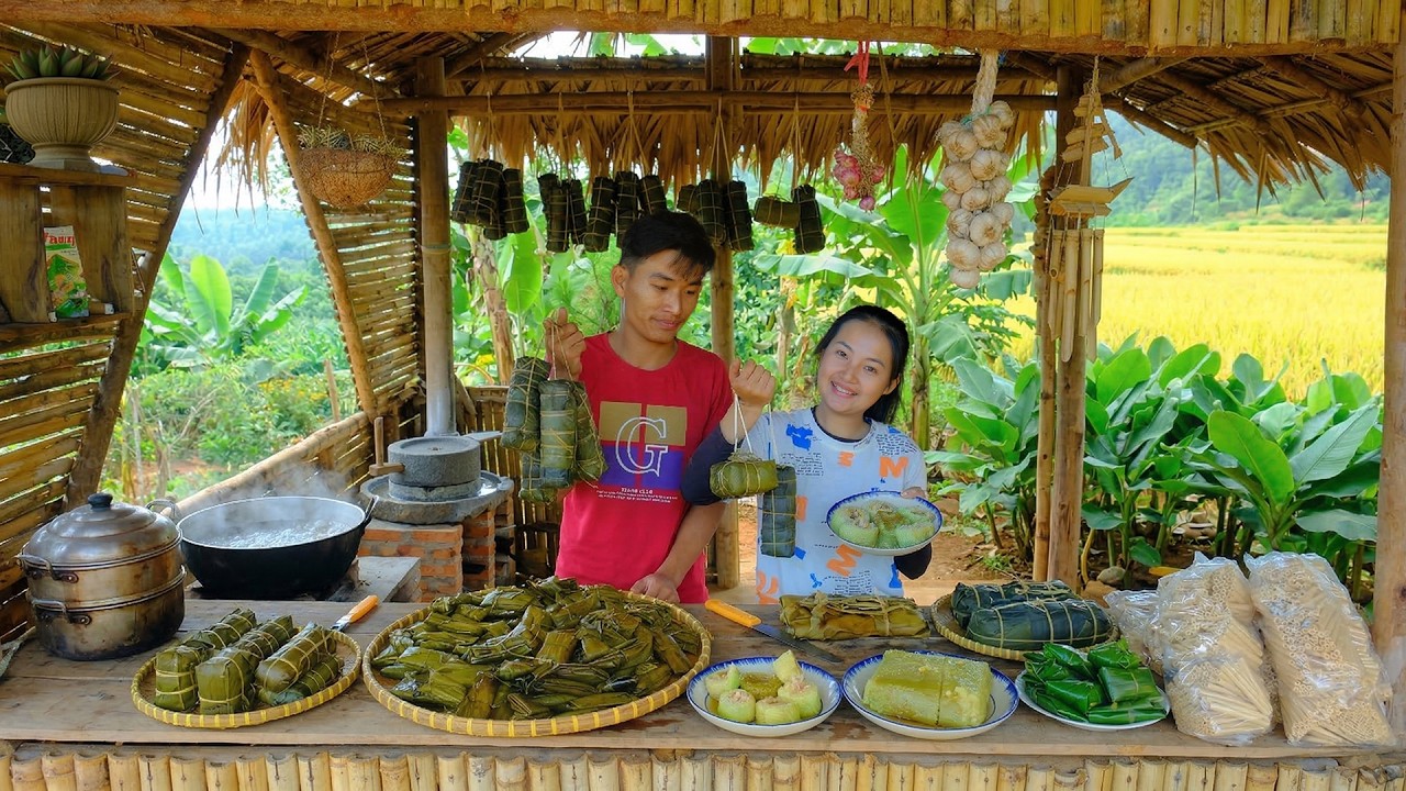 Relax With Making Popped Rice, Harvest Crops And Cook Delicious Meals