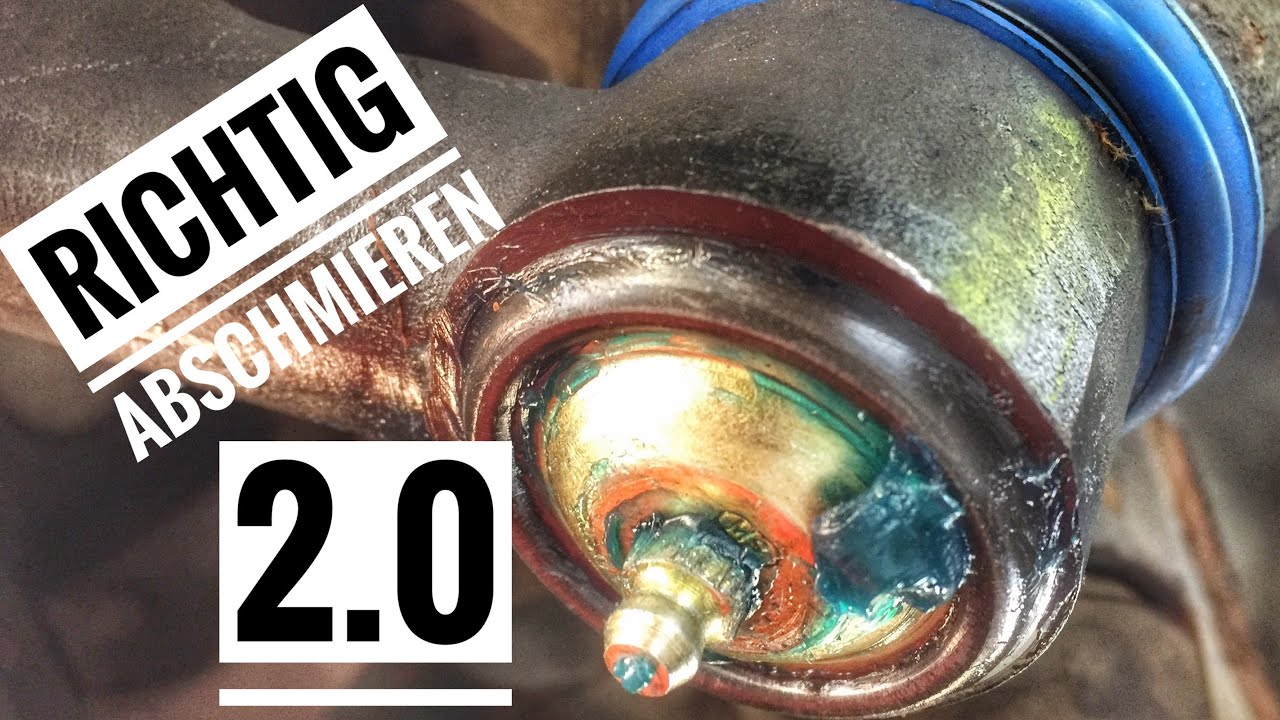 Richtig ABSCHMIEREN V2 inkl. KEGELSCHMIERNIPPEL | ct0f #9