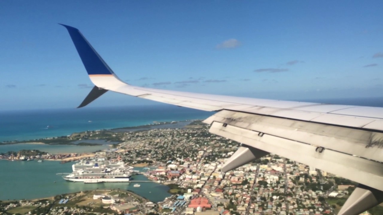Landing in Antigua