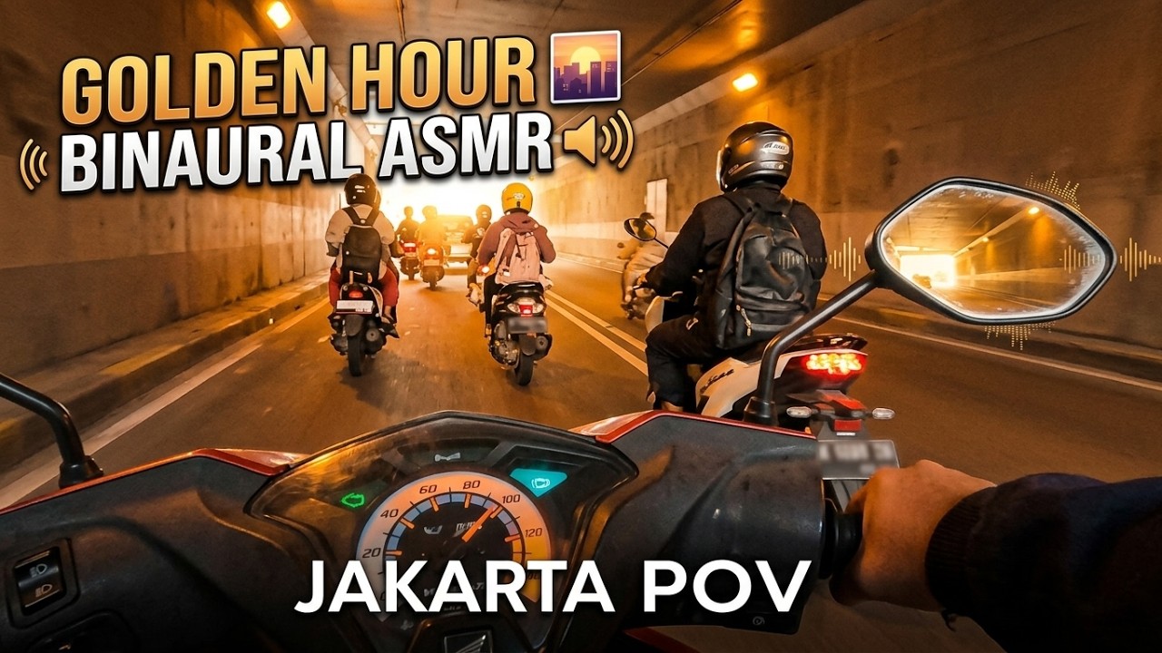 Motovlog Day 11 of Ramadan 🌇 Long Road Trip to TB Simatupang | Jakarta Street Scene & Traffic Ride