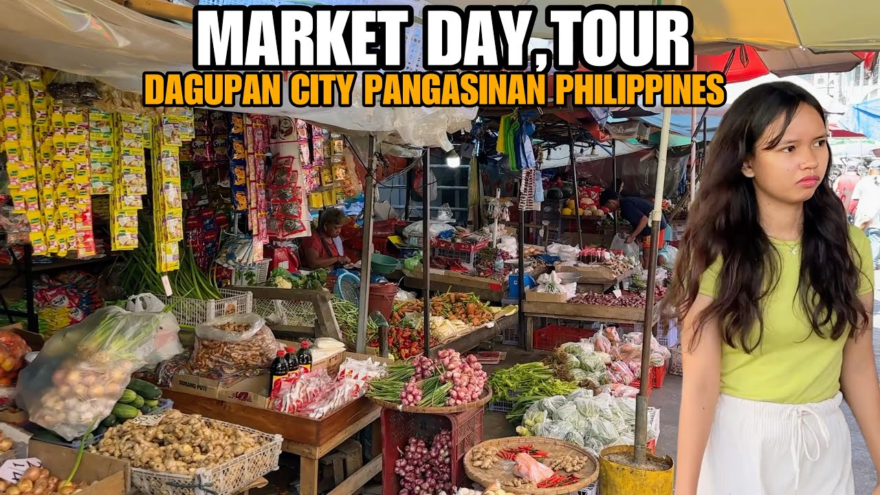 MARKET DAY in DOWNTOWN DAGUPAN CITY PANGASINAN PHILIPPINES [4k] walking tour