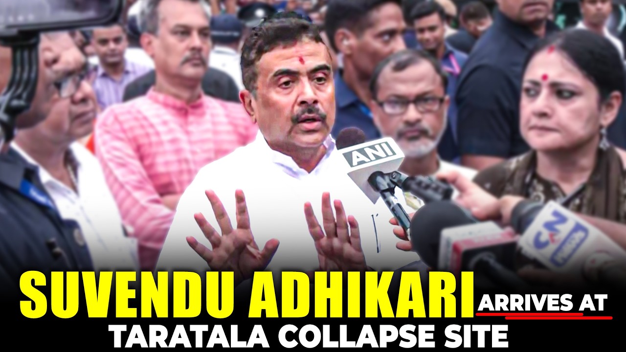 LIVE: Bengal CM Suvendu Adhikari Arrives at Taratala Collapse Site as Rescue Operation Continues