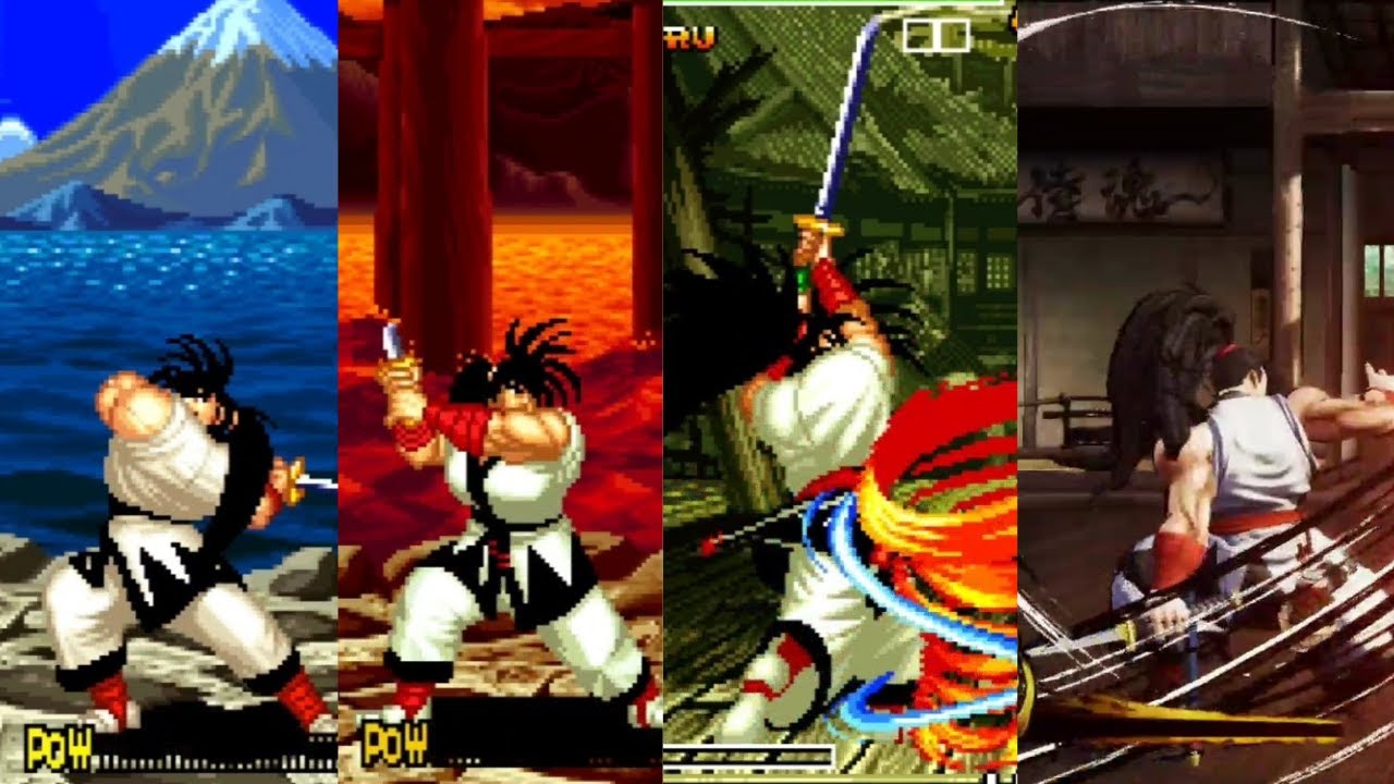 Evolution of Haohmaru - Ougi Senpuu Retsu Zan Samurai Shodown