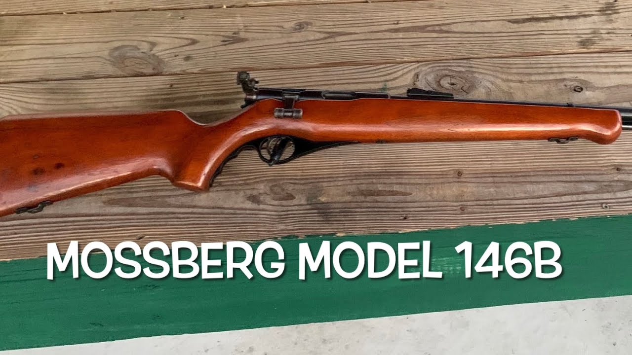 Mossberg model 146B T bolt handle tube feed 22 rifle out at the range