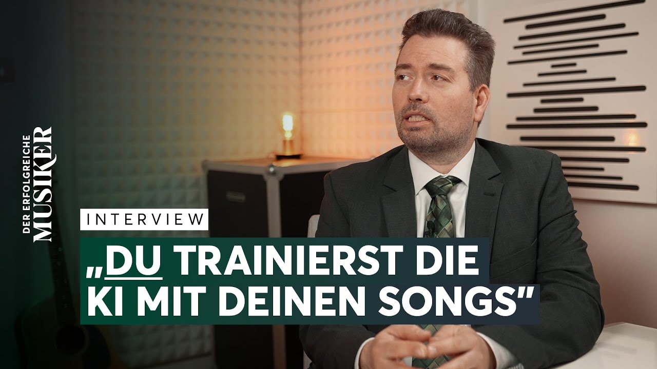 KI im Musikbusiness: DAS sind Chancen und Gefahren f&uuml;r Musiker | Dr. Paul Fischer (AKM)