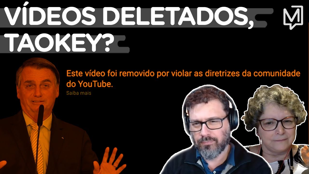 YouTube deleta vídeos do canal de Bolsonaro por propagação de fake news