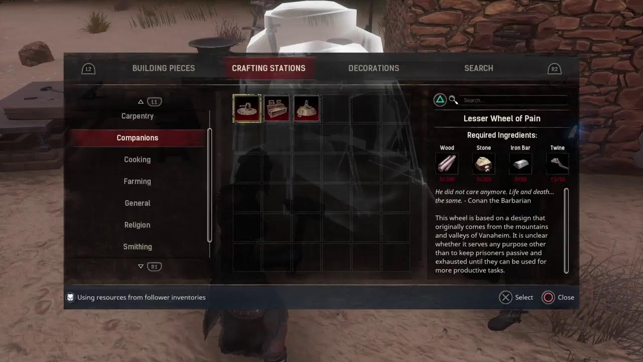 We looking for another soldier ( Conan Exiles )