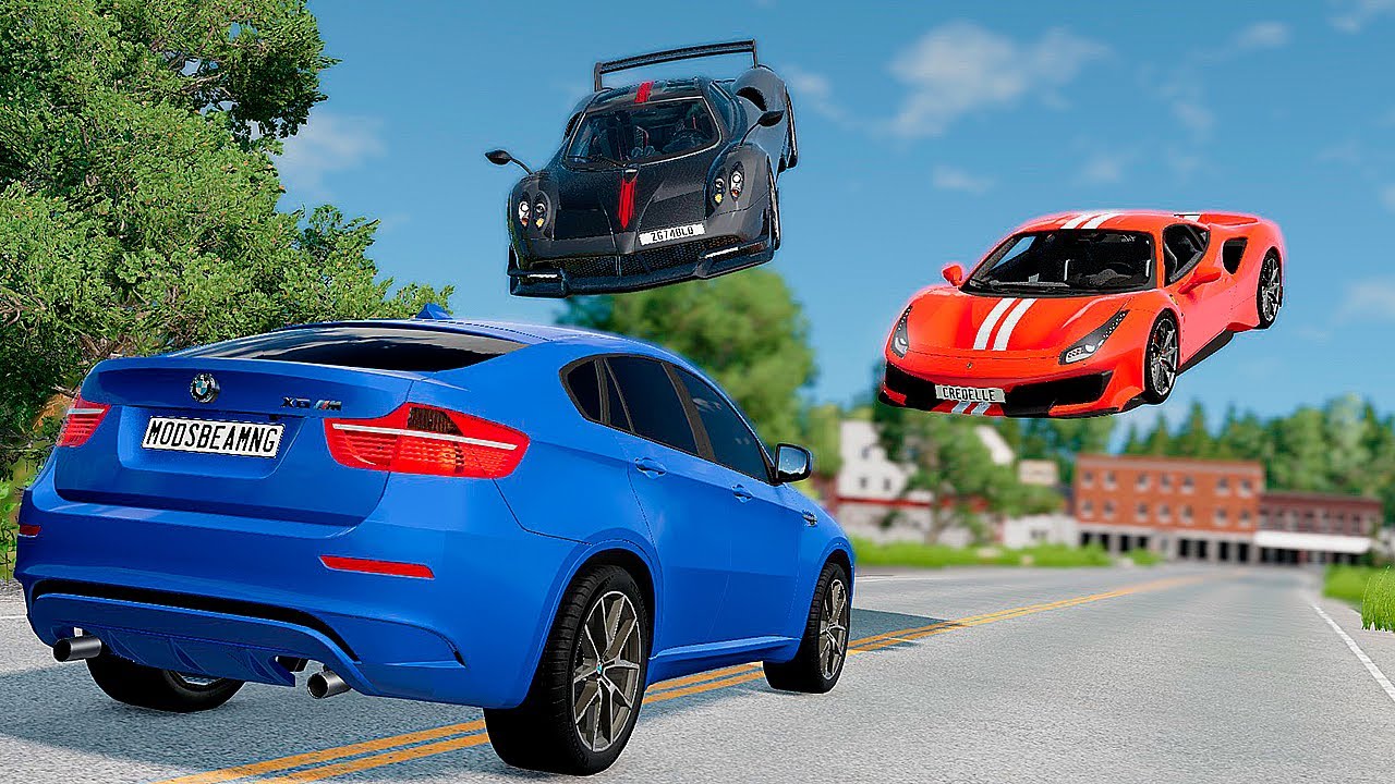 Street Racing Car Crashes - BeamNG Drive #3