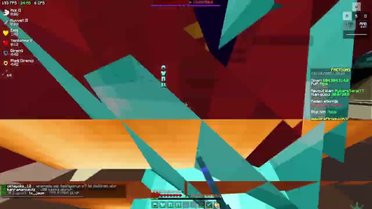 CraftRise Factions f war eğlencesine k20 troll