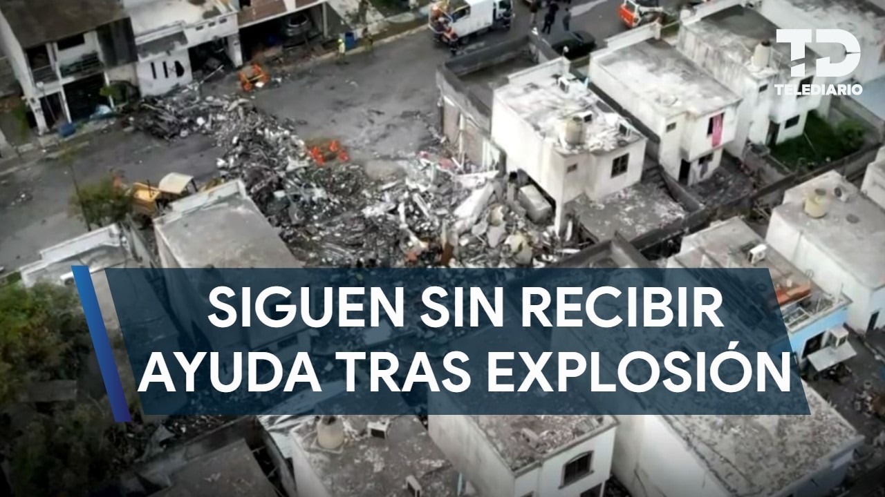 Tras explosión por pirotecnia en Pesquería, familia sigue sin recibir apoyo