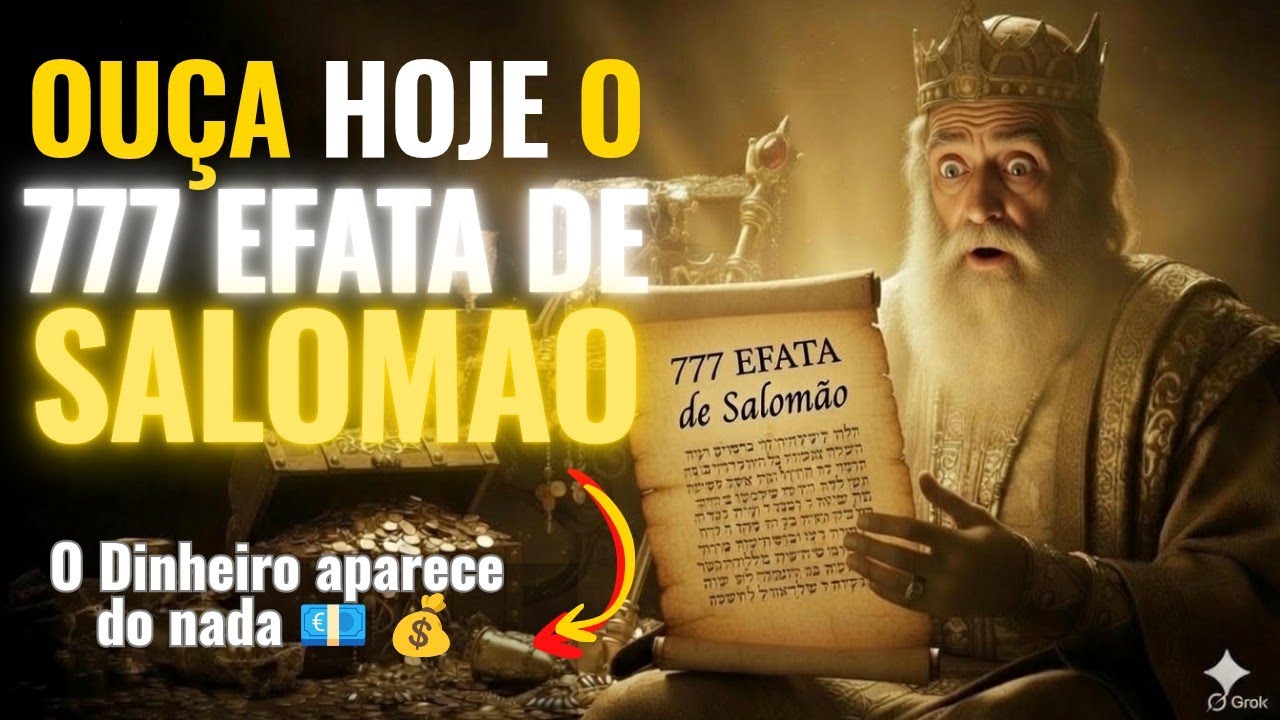 SÓ HOJE! Ouça EFATÁ de SALOMÃO antes da meia-noite e vai Atrair Riqueza e DINHEIRO