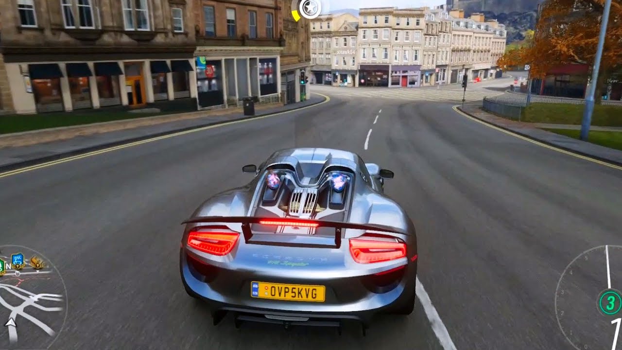 Forza Horizon 4 - Porsche 918 Spyder 2014 - Open World Free Roam Gameplay (HD) [1080p60FPS]