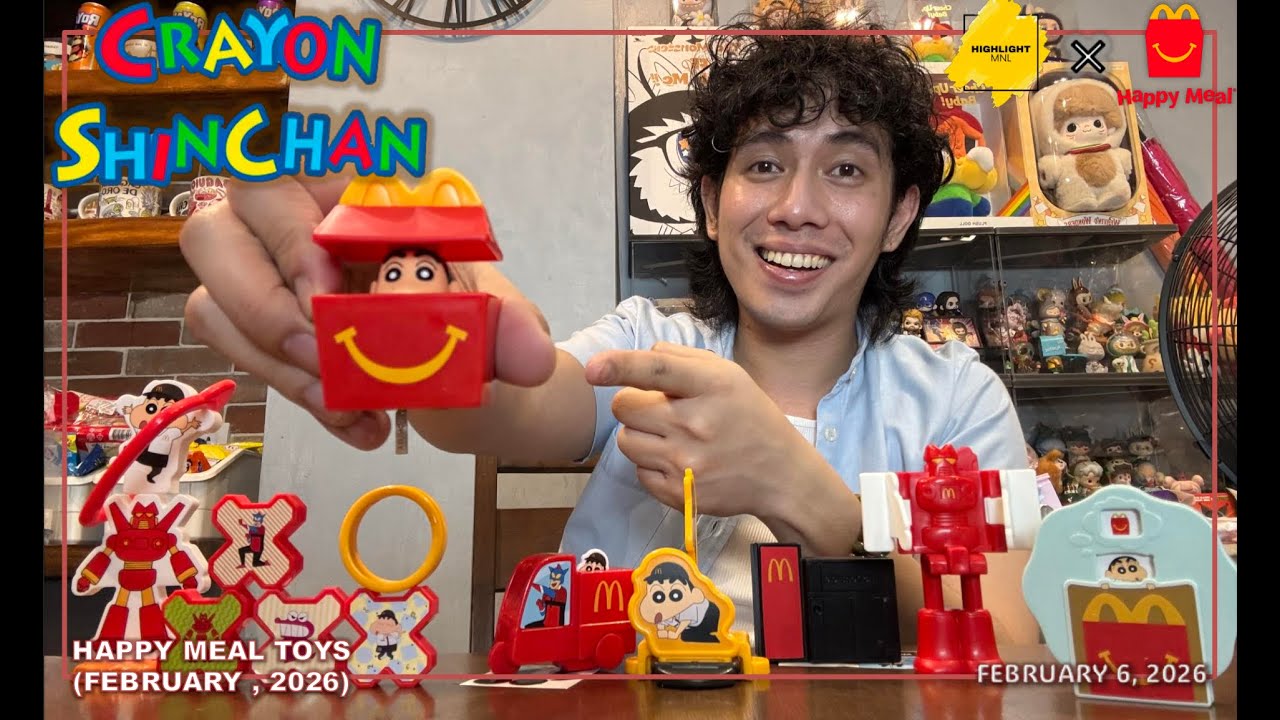 2026 Crayon Shinchan McDonald's Happy Meal Toys (Shinchan McDo Toys PH)