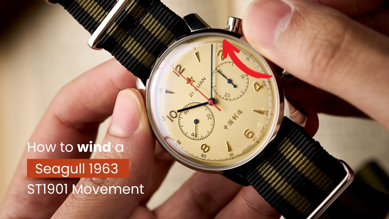 Как завести, установить и использовать хронограф на ваших часах Seagull 1963 (полное руководство ...