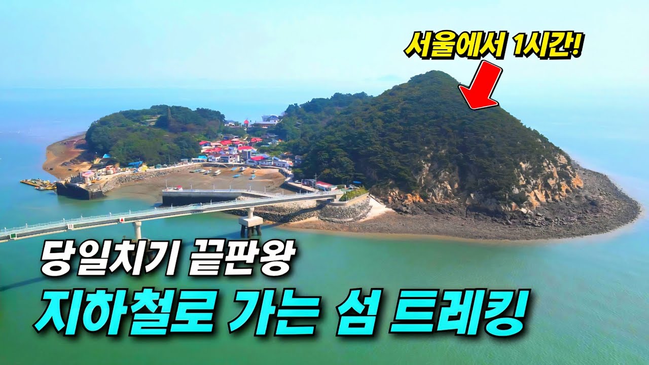 🚅 지하철로 떠나는 해외급 절경 섬 트레킹 | 대중교통 당일치기 여행