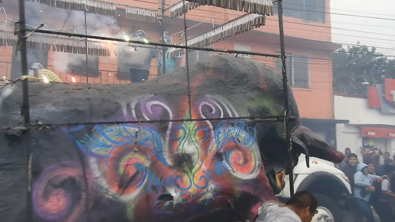 Quema de Toros en el Barrio La Asunción, Xochimilco 2023 [segunda parte]