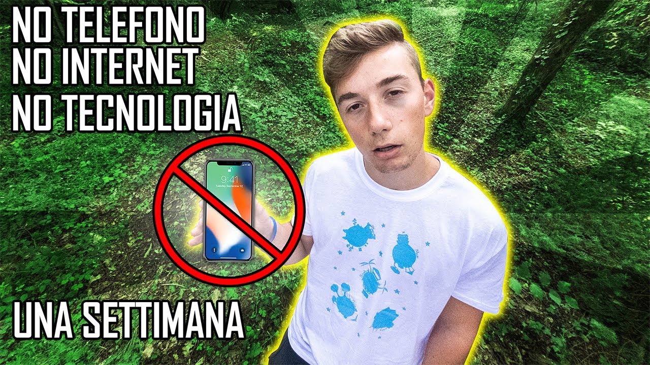 SENZA TECNOLOGIA PER UNA SETTIMANA! COSA TI ACCADE? Challenge