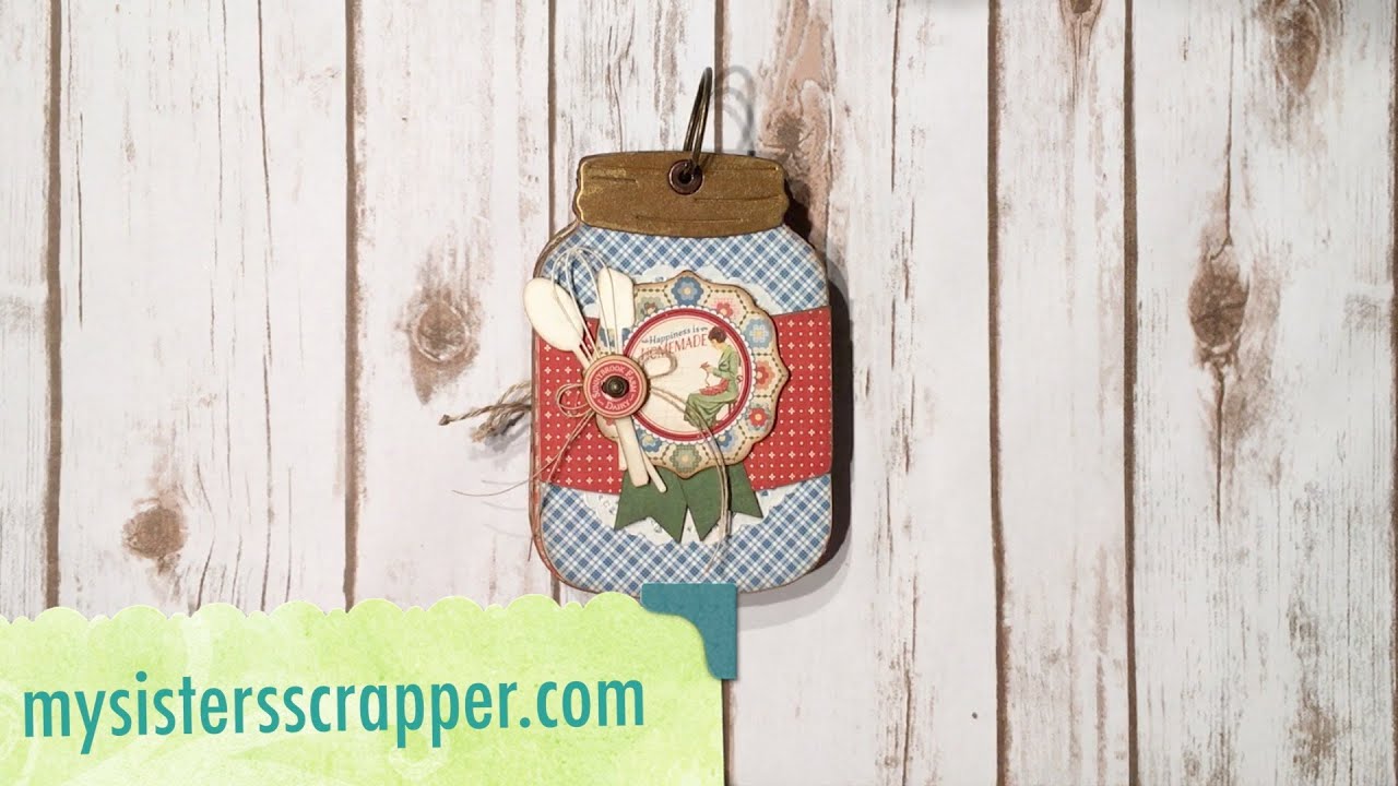 Graphic 45 Home Sweet Home Mason Jar Mini Album