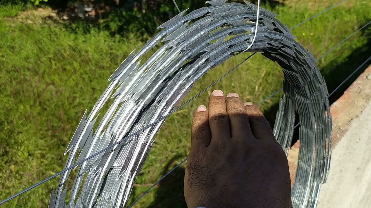 como instalar concertina em cerca elétrica