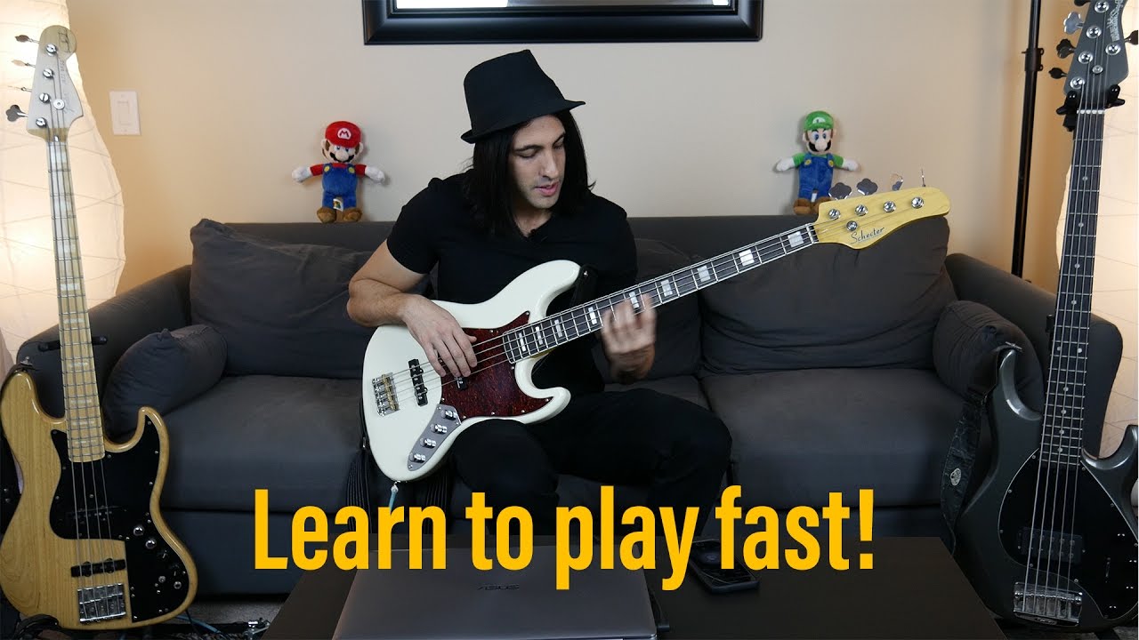 How To Play Fast - Bass Speed Technique Lesson