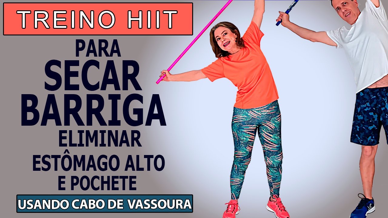 Redefina sua Barriga: Treino HIIT com Cabo de Vassoura para Resultados Rápidos! vídeo 343