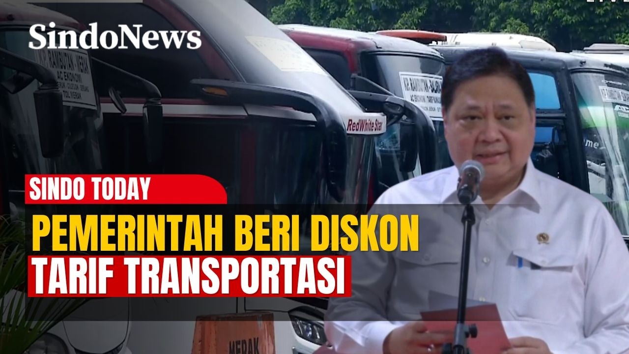 Pemerintah Beri Diskon Tarif Transportasi | Sindo Today | 11/02