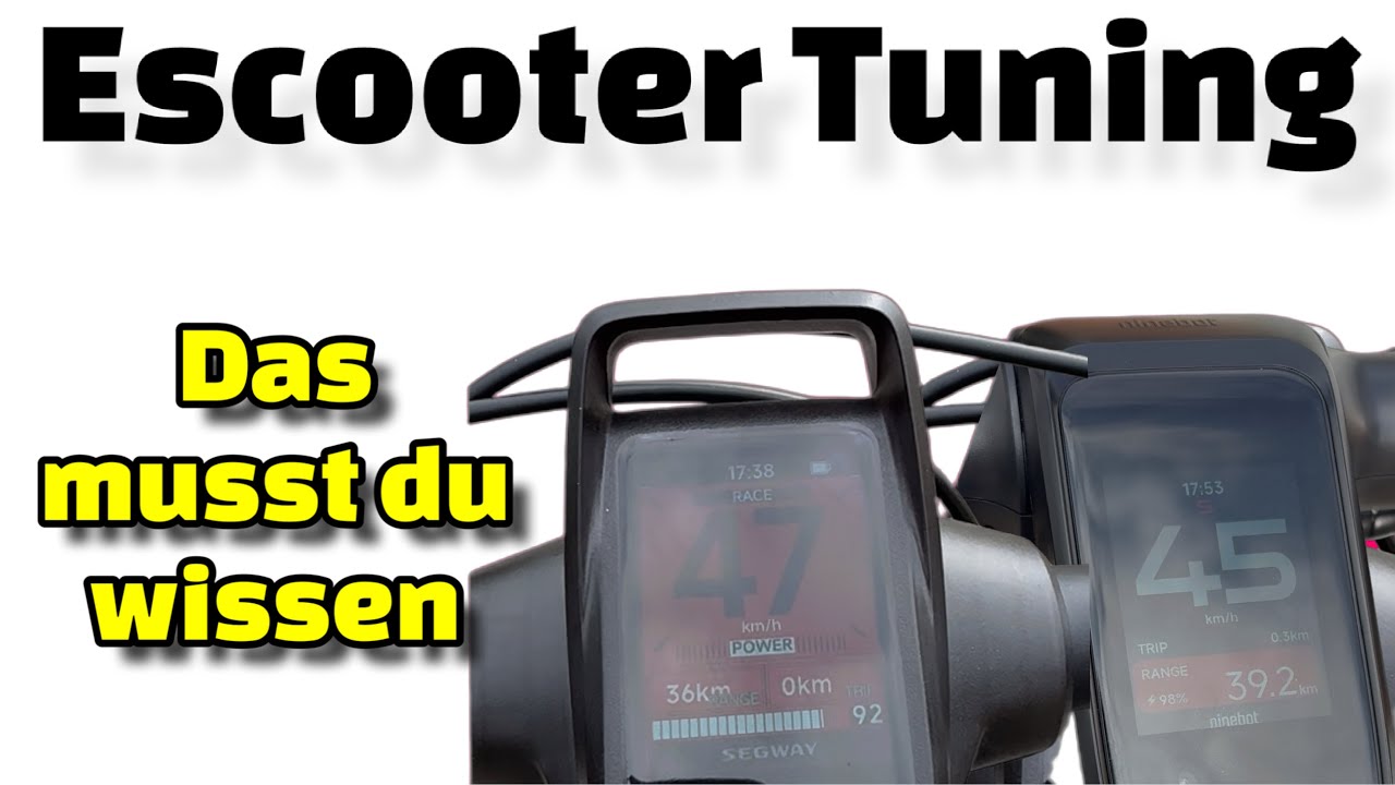 Escooter schneller machen so gehts 🔥Segway GT3 D Fährt 50