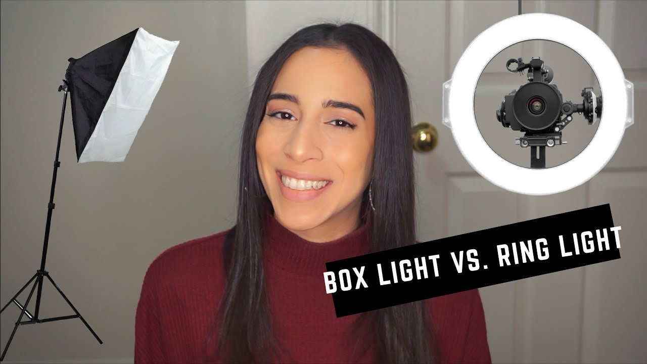 Soft box vs Ring light Comparison