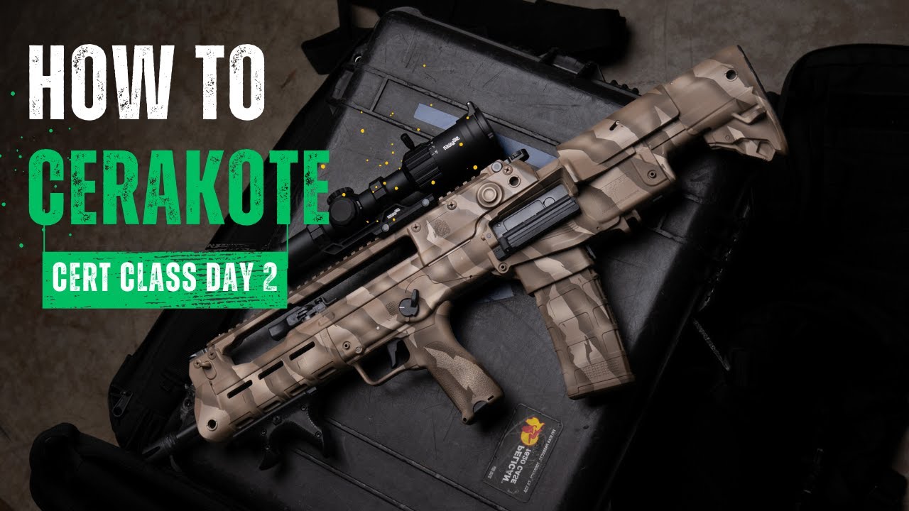 How To  Spray CERAKOTE: Cerakote Certification Class Day 2