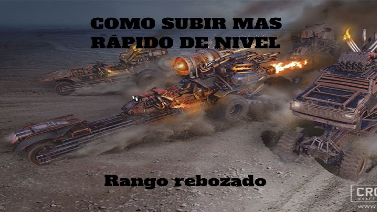Crossout : Explicación :  como subir mas rapido de nivel ._.