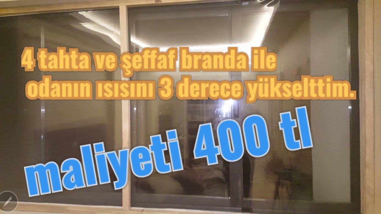 ISICAMLI CAM BALKONDAN SOĞUK GELMİYOR DEMEYİN