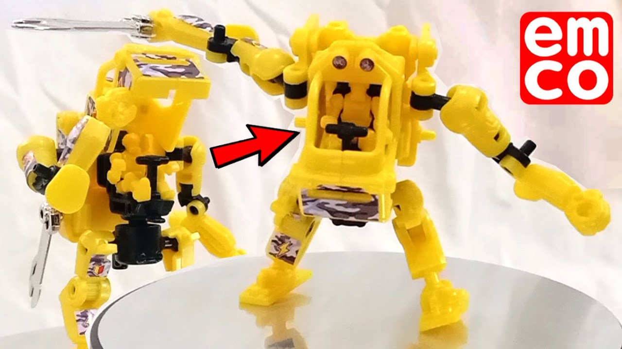 PALING KEREN MAINAN ROBOT POCKET TITANS DARI EMCO