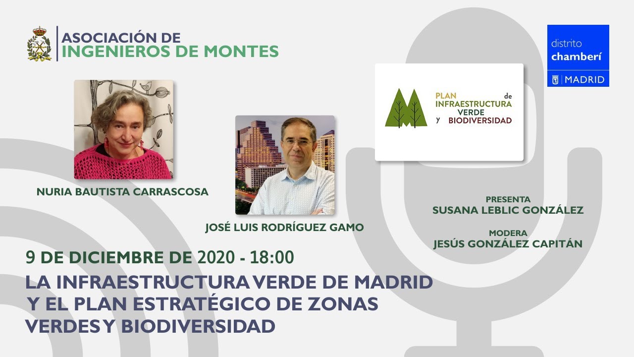 La Infraestructura Verde de Madrid y el Plan Estrat&eacute;gico de Zonas verdes y Biodiversidad