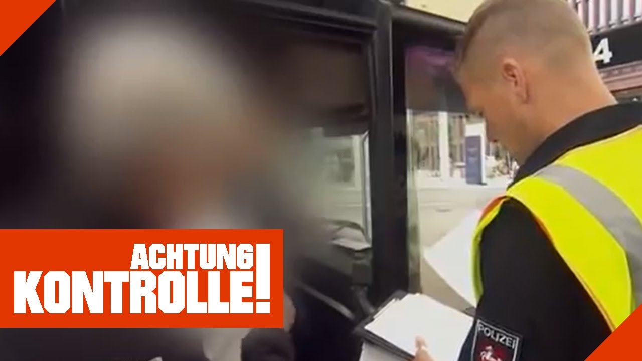 Buskontrolle: Busfahrer können Lenkzeit nicht nachweisen! | Achtung Kontrolle | Kabel Eins