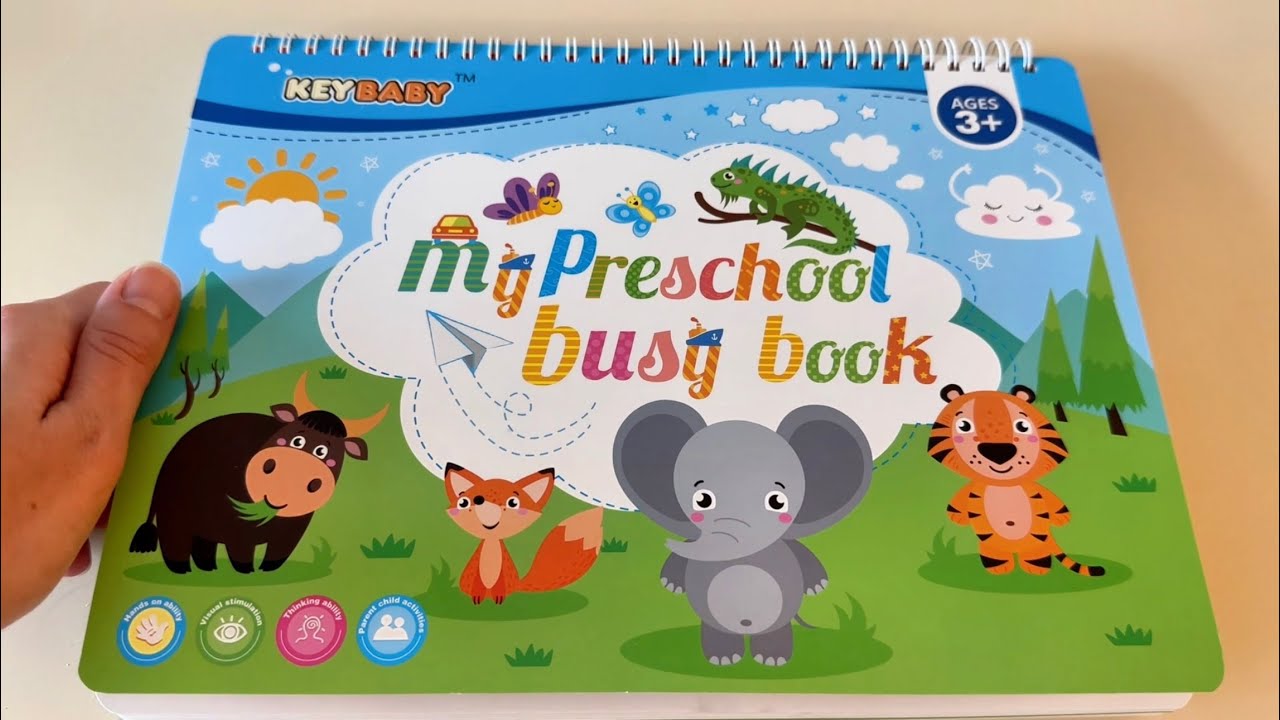 My Preschool busy book ✍️😄👦👧
