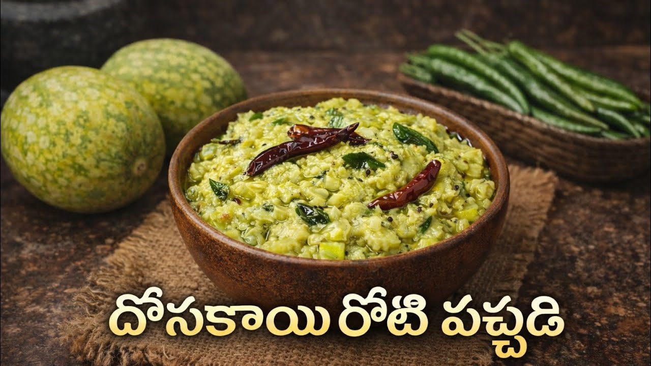 👉 దోసకాయ రోటి పచ్చడి 🔥 ఒకసారి చేస్తే మళ్లీ మళ్లీ చేస్తారు! 💯