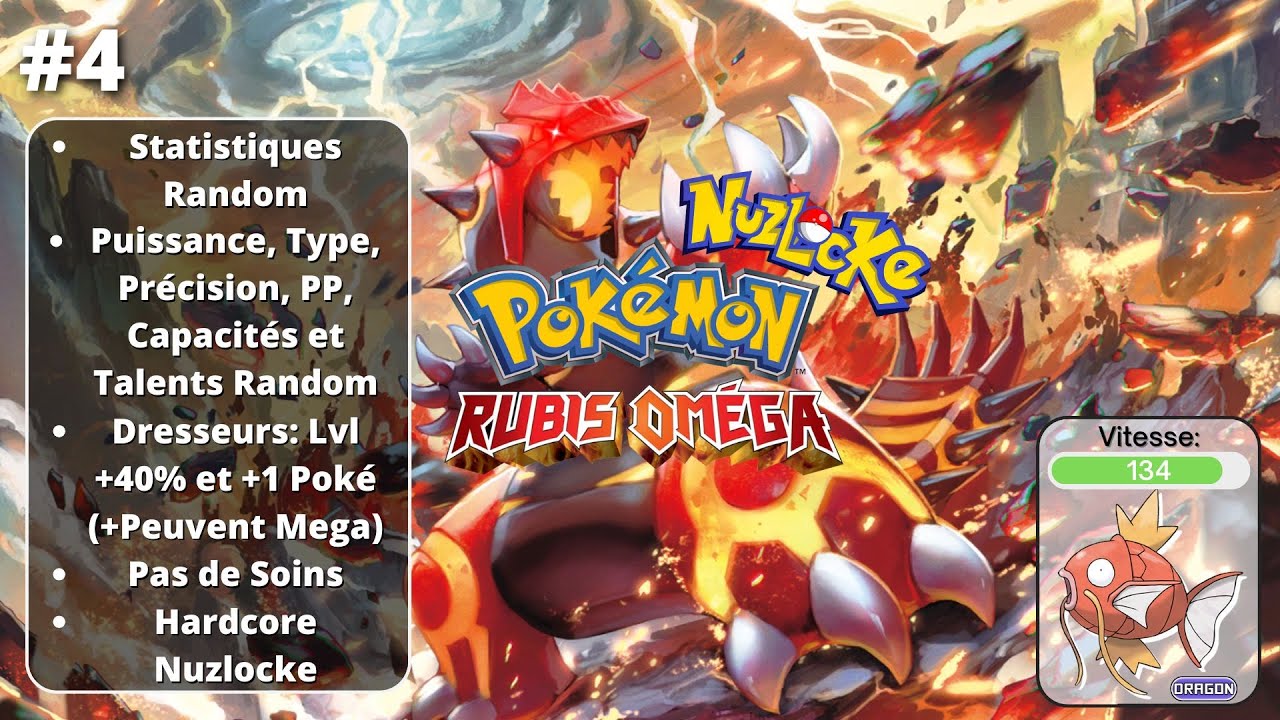 Live [FR] Nuzlocke Full Random Pokémon Rubis Omega #4 - Mon Nuzlocke le Plus DIFFICILE !