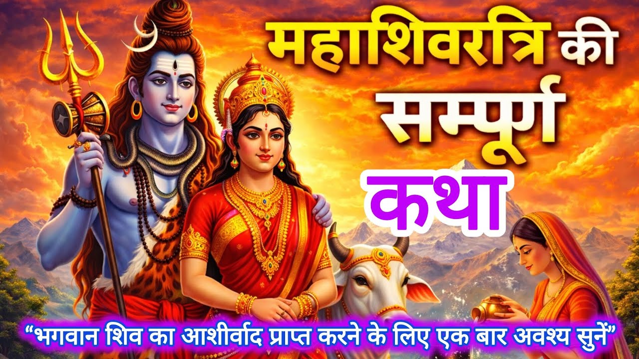“Mahashivratri Vrat Katha - महाशिवरात्रि की पौराणिक कथा -  | 1 बार सुन ली तो शिव कृपा निश्चित!