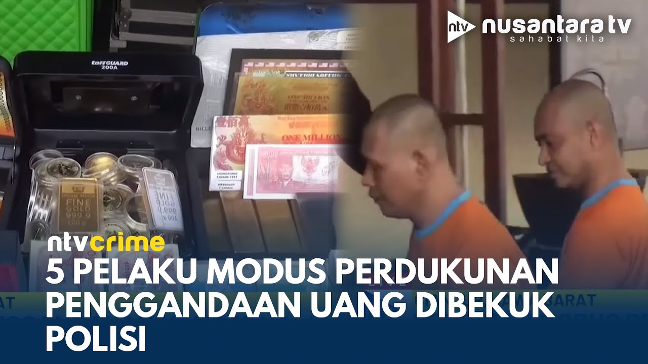 Modus Penggandaan Uang! 5 Pelaku Peredaran Uang Palsu Triliun Ditangkap di Cianjur | NTV CRIME