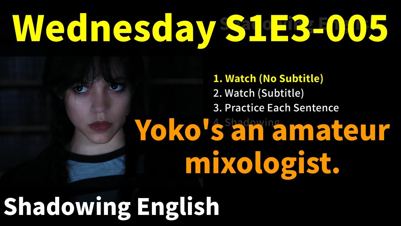 [Practice] Wednesday S1E3-005. What does the elite social club do at night?