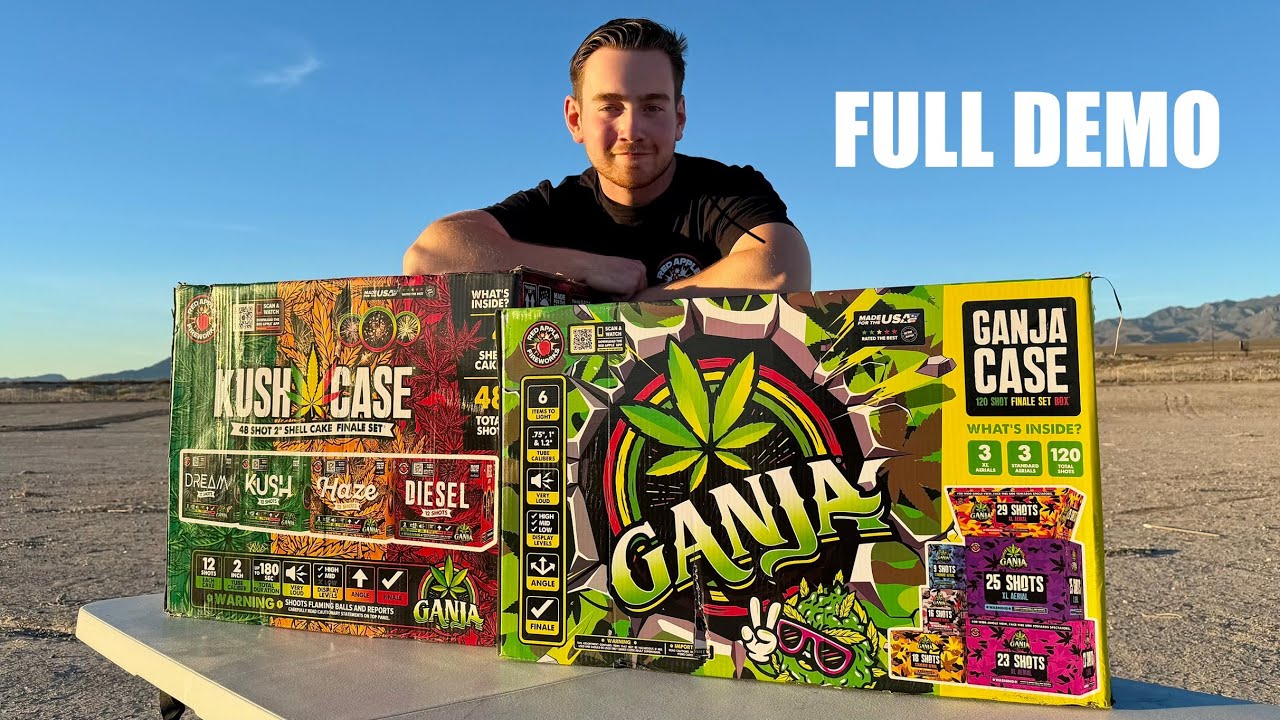 GANJA CASE FIREWORKS SAMPLER (РАСПАКОВКА И ДЕМО)